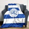 Queens Park Rangers fc Print Flannel Blanket High Quality Warm Comfortable Cover for All Seasons Perfect for Gifts Home Decor