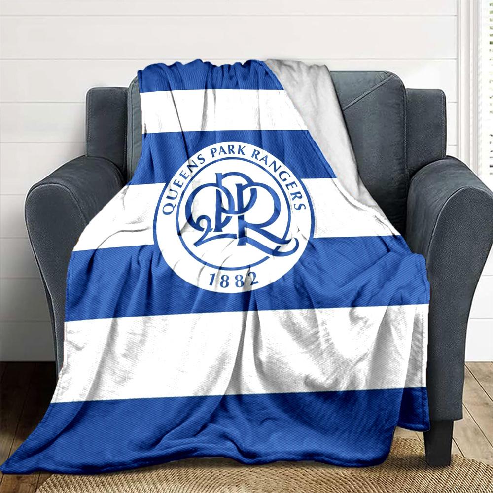 Queens Park Rangers fc Print Flannel Blanket High Quality Warm Comfortable Cover for All Seasons Perfect for Gifts Home Decor