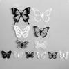 12Pcs/Set 3D Butterfly Wall Sticker Refrigerator Magnet Beautiful Butterflies Art Decals Home Decor Stickers Wedding Decoration