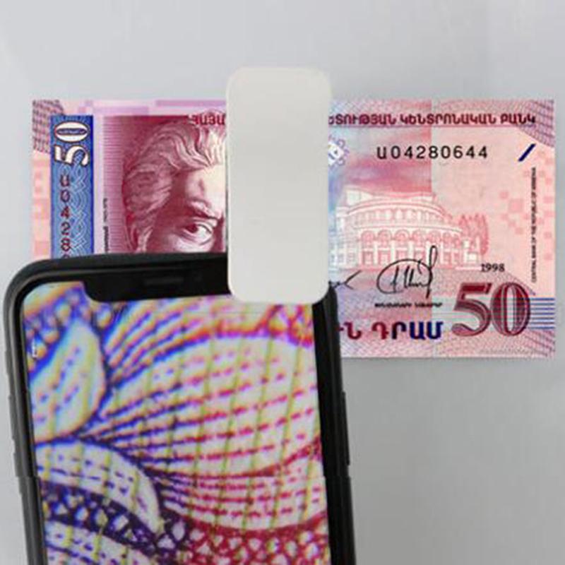 Мини-увеличительный микроскоп 60X со светодиодной подсветкой для ювелирных изделий и валюты