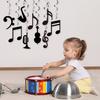 Музыкальные ноты подвесные завитки украшения музыкальная фольга вихрь вырезанный спиральный потолок украшение для музыкальной тематической вечеринки свадьба детский душ день рождения принадлежности