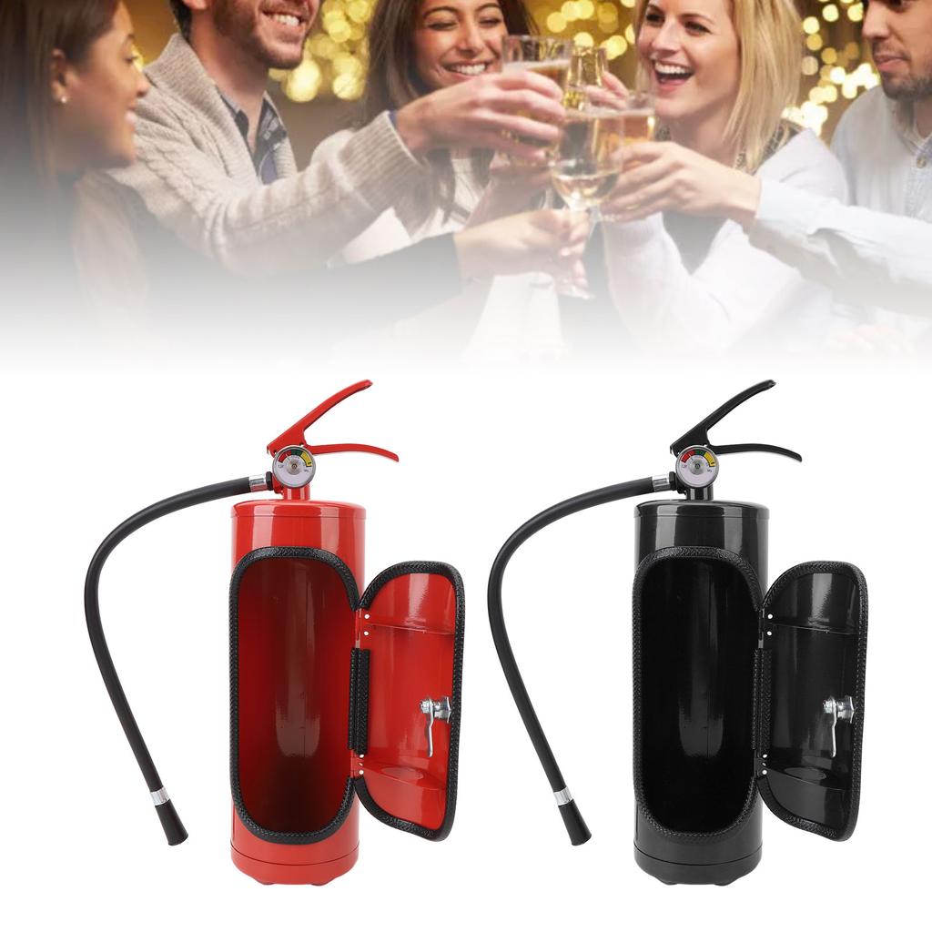 Огнетушитель Держатель для вина Уникальный декоративный железный огнетушитель в форме коробки для хранения вина Маленький