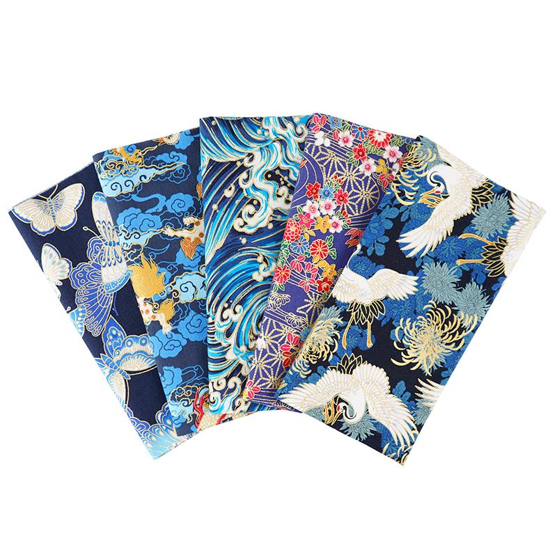 5 шт. швейные принадлежности для самостоятельного шитья аксессуары ручной работы пэчворк материал цветочный узор ткань