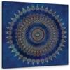 Печать на холсте Синяя мандала