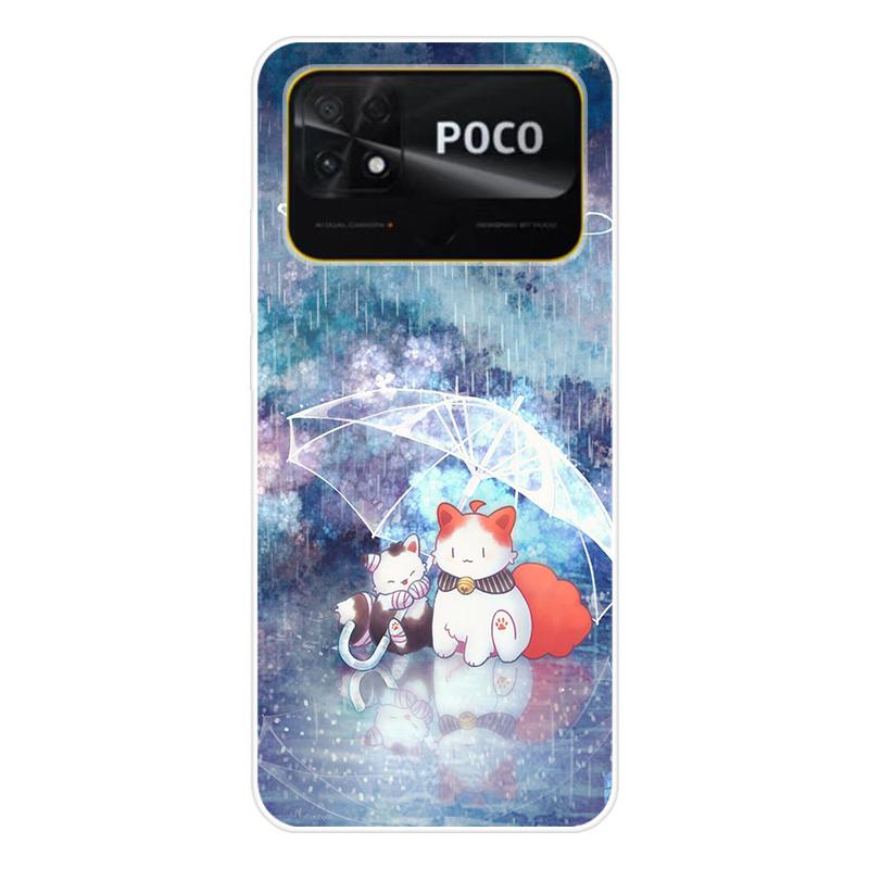 Для Xiaomi Poco C40 C 40 Чехол Мягкая силиконовая задняя крышка Мультяшный чехол для телефона Разнообразие