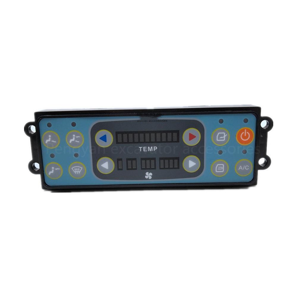 For Zhonglian XCMG XE135B 150 200 225 215 235 Air Conditioning Control Panel Controller Switch Excavator Parts