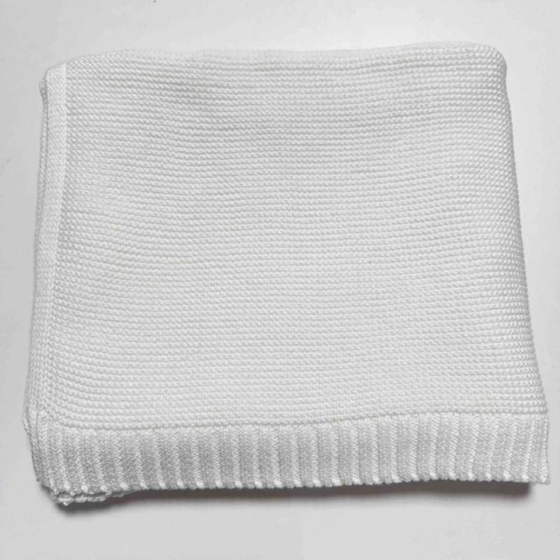 Soft Cotton Knit Baby Stroller Blanket Swaddle Wrap Nap Toddler Sofa Use