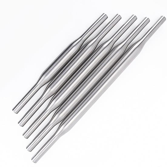 Скалка из нержавеющей стали с антипригарным покрытием, валик для теста, пиццы, лапши, пельменей, инструмент для изготовления печенья, кухонные аксессуары