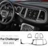 MOB2 Настоящий Мягкий Углепластик для Dodge Challenger 2015 2016 2017 2018 2019 2020 2021 2022 2023 Накладка-наклейка на центральную консоль водителя