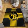 Young Boys Flannel Printed Carpet, Home Sofa Decoration for Living Room & Bedroom, Non‑Slip Play Flannel Floor Mat for Game Room
