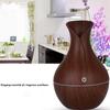 Essential Oil Diffuser Humidifier Aromatherapy Wood Grain Vase Aroma 130ml LED