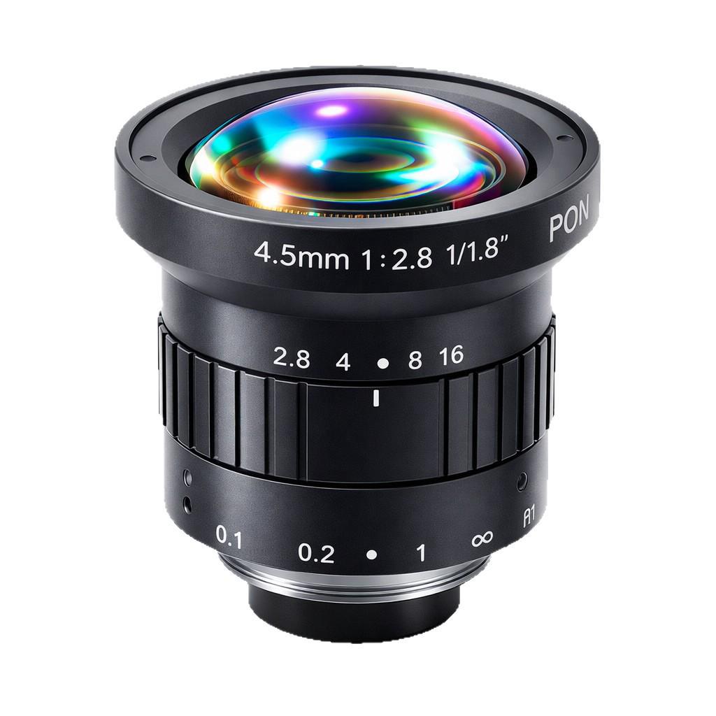 Промышленный объектив для камеры Pumisi 5MP с низкими искажениями, крепление C-Mount, высокая скорость