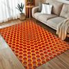 1 шт. Ковер с шестигранным сотовым узором для спальни, гостиной, прикроватный, под диван, напольный коврик, современный домашний декор, ковер, доставка на следующий день