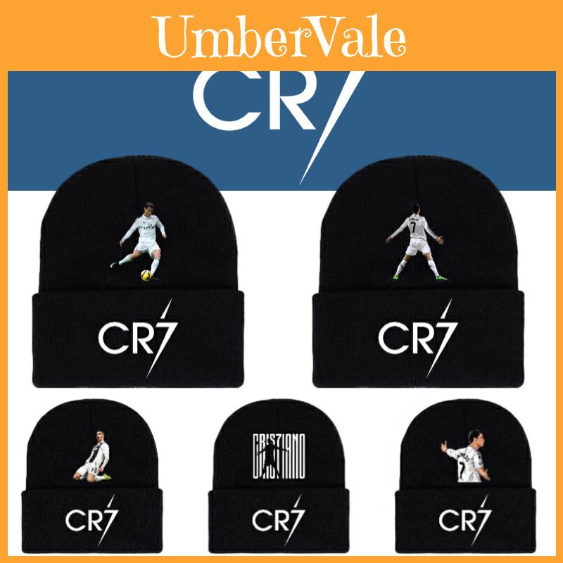 Trendy Cr7 Black Knit Hat Ideal For Cold Winter Seasons