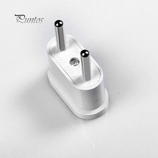 US USA To EU Euro Europe AC Power Plug Travel Adapter Charger Socket Converter