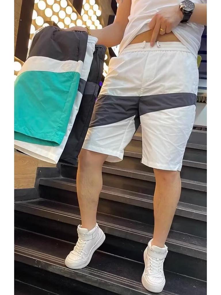 Модные мужские летние повседневные свободные шорты в корейском стиле
