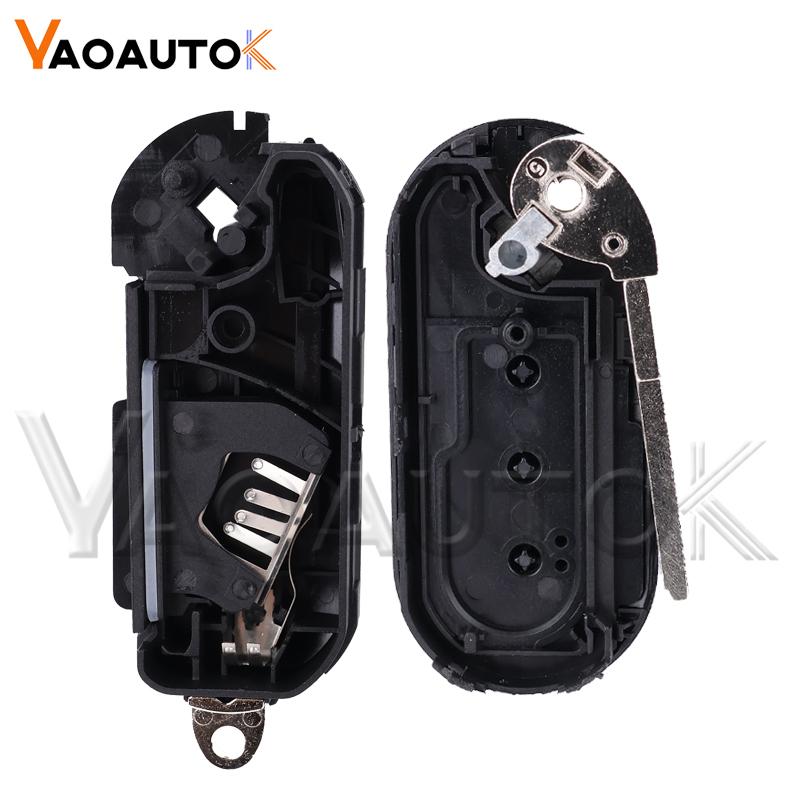 Remote Car Key For Fiat 500 MPV Punto Bravo Ducato Doblo Qubo Grande for Citroen Jumper for Peugeot Boxer for Delphi for Marelli