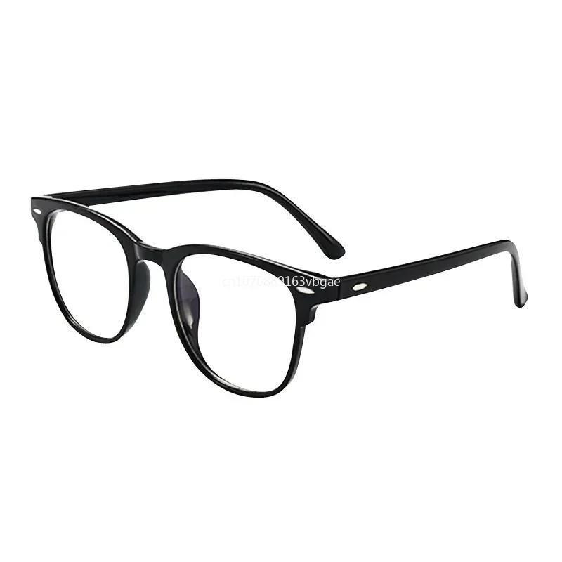 Transparent Computer Glasses Frame Women Men Anti Blue Light Round Eyewear Blocking Glasses Optical Spectacle