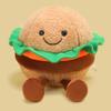 Baking Series Doll Plush Toy - Toast Burger Egg Tart Dessert Cake Design Office Pillow Home Decor Ideal Birthday Christmas Hallo