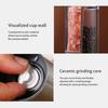Dual Spice Grinder 2-in-1 Stainless Steel Manual Pepper And Salt Mill with Ceramic Core Adjustable Coarseness Seasoning Tool for Kitchen Travel Use