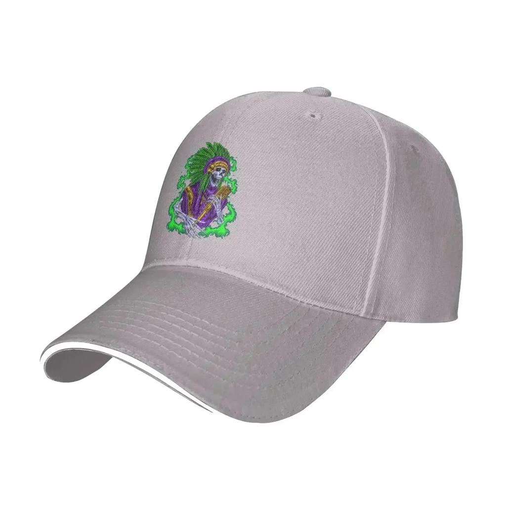 Hippie Skeleton Baseball Cap Women Unisex Hat Adjustable Outdoor Baseball Caps Sun Hat