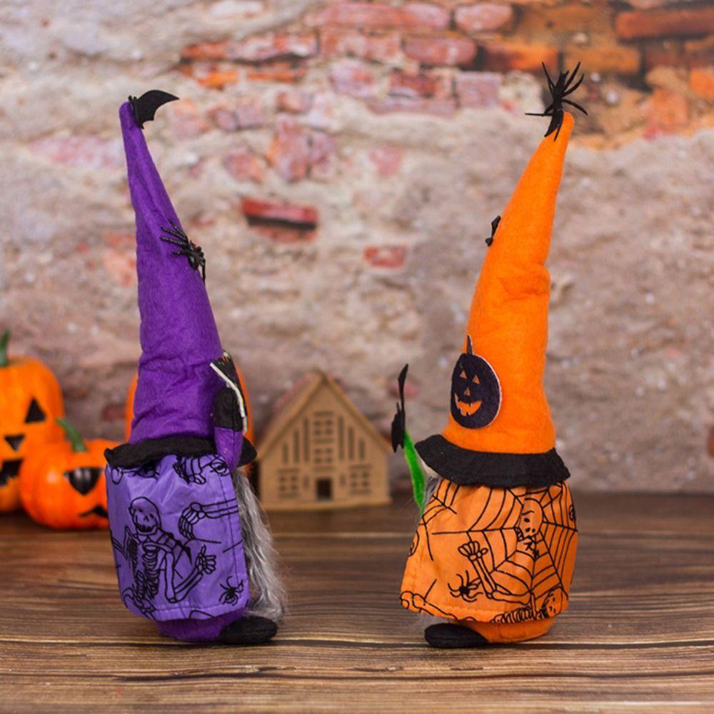 Мультяшные Хэллоуинские гномы Кукла Милый гном Плюшевая кукла Рукоделие Кукла без лица Подарок