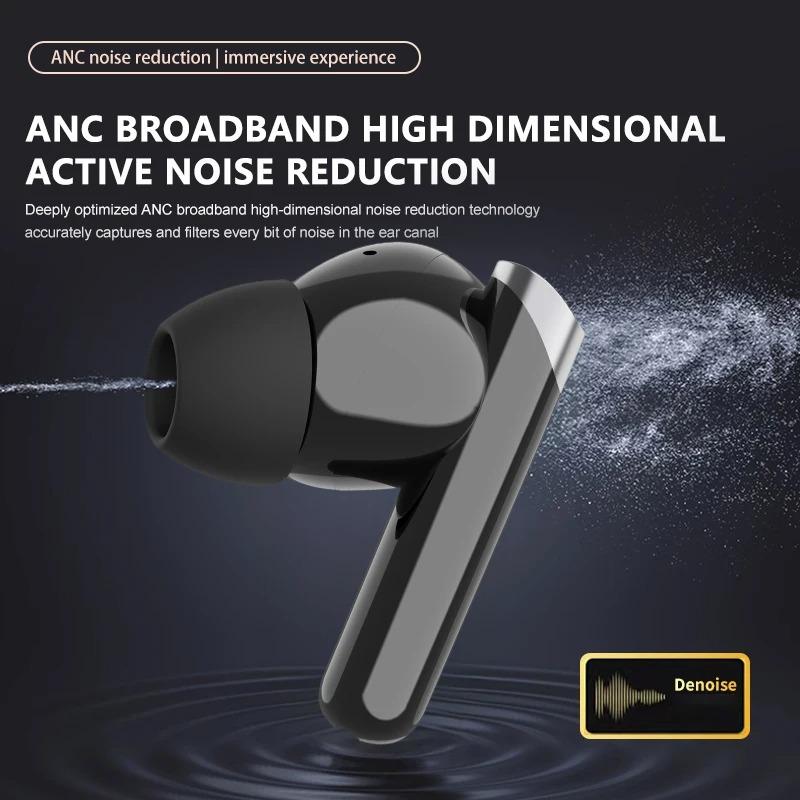 Оригинальные беспроводные наушники Lenovo TA240, Bluetooth-наушники, ANC шумоподавление, музыка, звонки, вкладыши, длительное время работы от аккумулятора, спортивная гарнитура с микрофоном