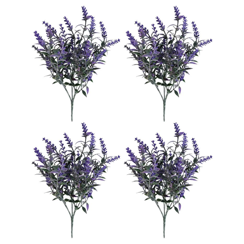 4 шт. Пластиковый искусственный цветок, не требующий особого ухода и с реалистичным внешним видом для любого декора цветы