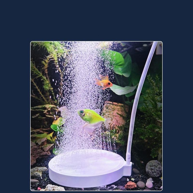 Nano Air Stone Oxygen Aerator for Fish Tank Aquarium Round Air Bubble Pond Pump Hydroponic Diffuser Aquatic Oxygenation A