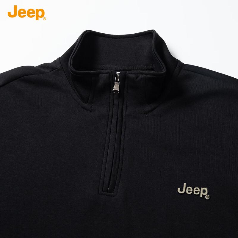 Jeep Men's Premium Half-Zip Hoodie