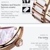 OUPINKE New Business and Leisure Ladies Watch Fully Automatic Mechanical Watch Waterproof Diamond Inlaid High-end Watch