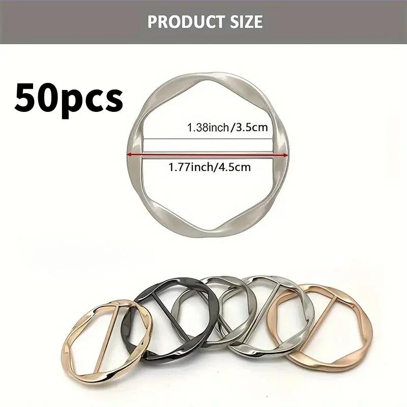 11/11/1pcs/set Multipurpose Shirt Ring Belt Buckle Belt and Scarf Adjuster Slim Belt fashion Accessories Scarf Buckle