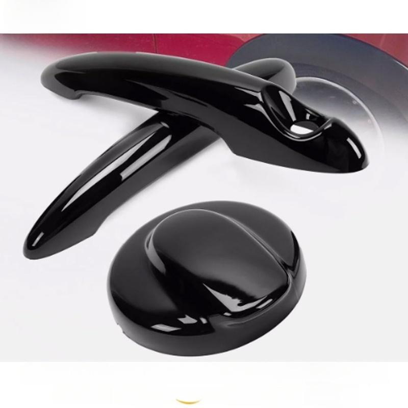 Door Handle And Fuel Tank Cap Cover For MINI Cooper S R50 R53 R55 Car Door Handle Replacement Auto Accessories Exterior Parts