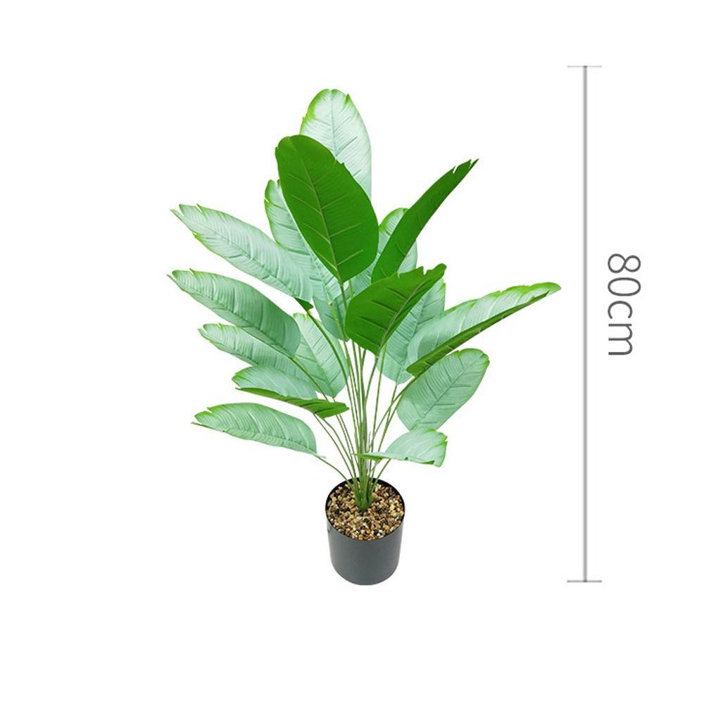 12/18/24 Листья Искусственные банановые растения Листья Поддельные пальмовые листья Растения Украшение рабочего стола в офисе