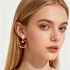 Sparkle Pony Pearl Earrings Cute Ear Studs Delicate Firework pearl earrings  Women