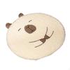 Seat Cushion Multipurpose Capybara Design Soft Cute Easy To Clean Comfortable 40cm Round for Sofa