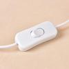 Медный USB-кабель 28 см с переключателем ВКЛ/ВЫКЛ для питания светодиодной лампы - Черный и Белый варианты