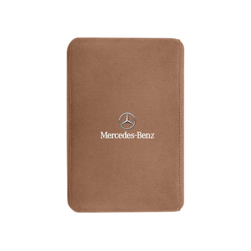 CRZ1 Car Armrest Box Heighten Mat Suede Hand Pad For Mercedes Benz GLC W211 W205 W204 W163 W212 W177 W206 W220 W222 W210 C Class W213