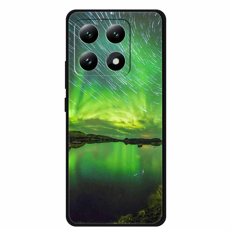 Для Xiaomi 15T 5G Чехол Цветы Мягкий Силикон ТПУ Задняя Крышка Для Xiaomi 15T Pro 5G Capa Boho Цветная Защита от Царапин