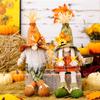 Thanksgiving Decorations  Season Maple Leaf Leggings Gnome Gnome Doll