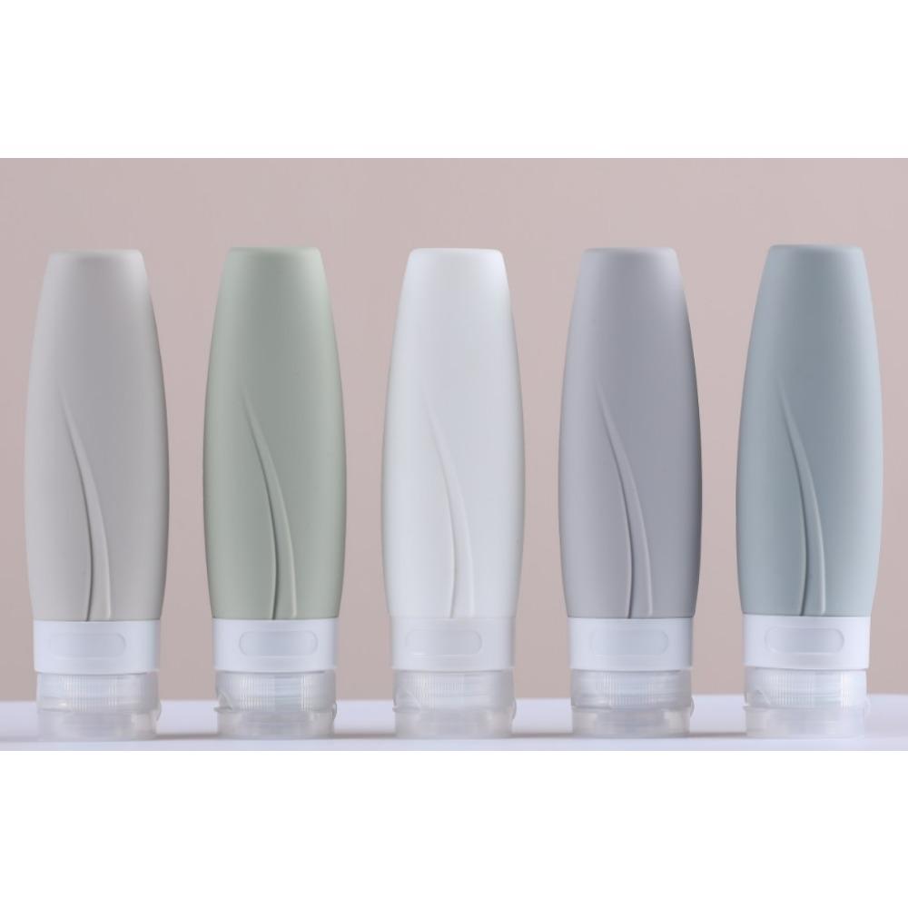 Новый набор герметичных дорожных бутылок, дорожные контейнеры для туалетных принадлежностей в дорожном размере с портативной сумкой объемом в кварту для хранения шампуня, лосьона