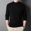 Men's Cashmere Sweater Half Turtleneck Men Sweaters Knit Pullovers Youth Slim Knitwear Man Sweater