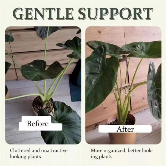 Yousheng Plant Support Monstera Leaf Grapple Stem Holder для растений Вертикальная опора для роста стеблей для комнатных и уличных цветов и трав
