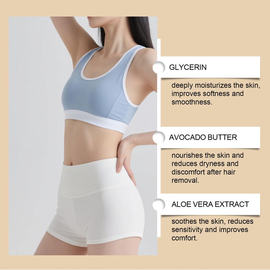 Набор для удаления волос, удаление волос на лице для женщин, удаление волос на теле, депиляция для лица, рук, ног и бикини, бальзам для удаления волос, скребок для волос 100 г