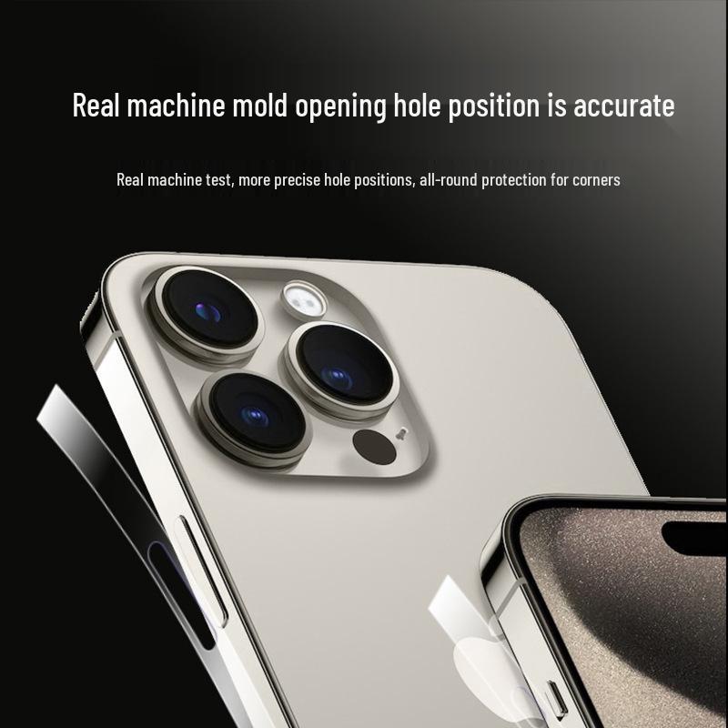 HD Прозрачная пылезащитная рамка-пленка для iPhone 16 Pro Max
