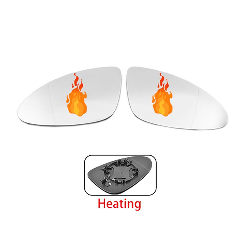 Side Heated Wing Mirror Glass Rearview Mirror Lens For Porsche Cayenne 2015 2016 2017