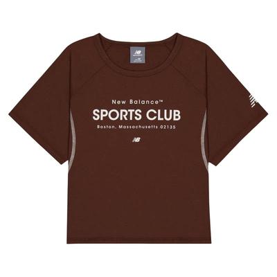 New Balance Женские футболки ABJ с круглым вырезом Умеренные WT61X1SZ-ABJ