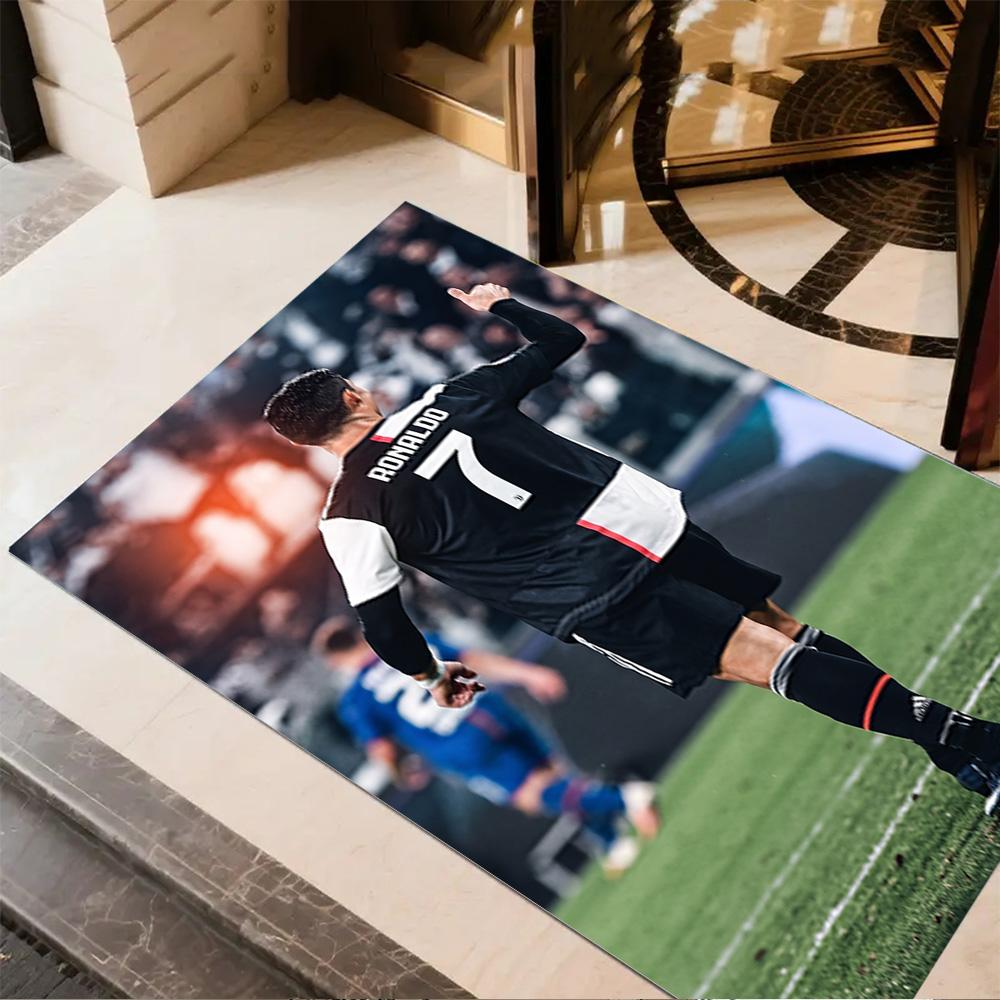 Ronaldo's Manchester Legacy Area Rug Perfect for Study room Playrooms Foyer Balcony Antislip Carpet Decorate Offices