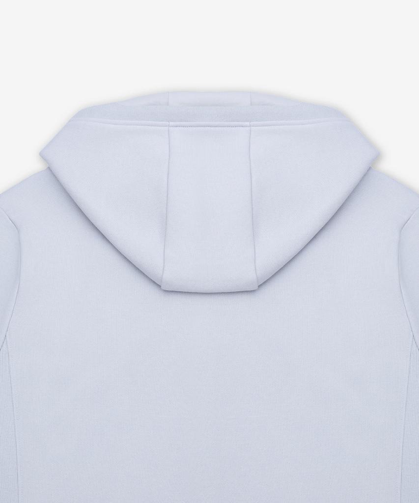 Thom Browne Loopback Jersey 4-Bar Zip-Up Hoodie - Pale Grey / Mjt517A03037050
