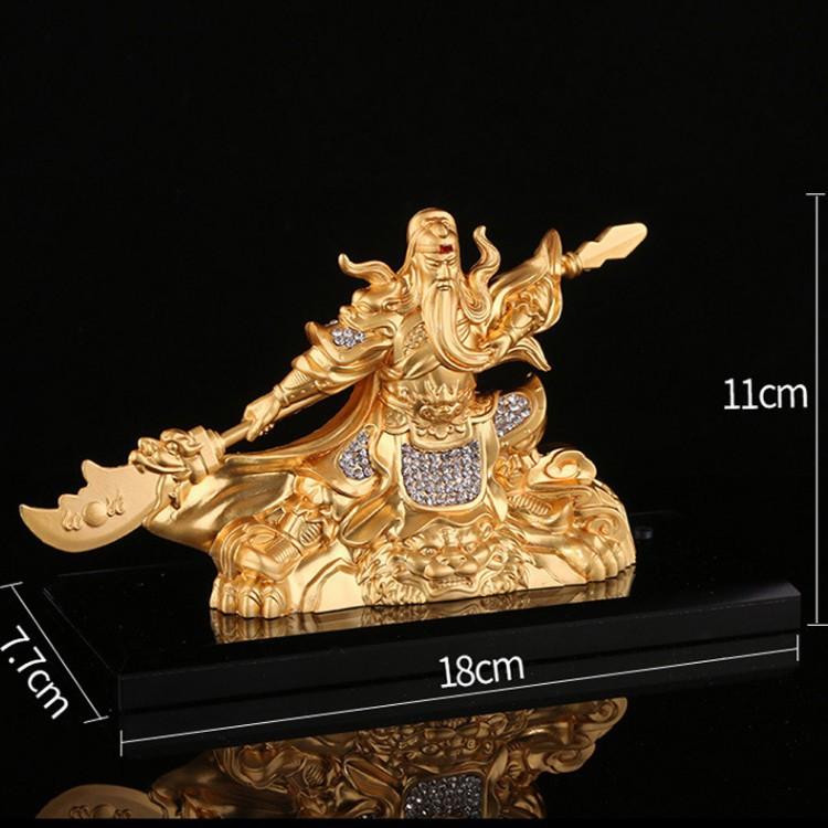 Автомобильные украшения Сплав Гуань Гун Украшения для салона автомобиля У Цайшэнь Духи Блоки Предметы интерьера Подарок по фэн-шуй